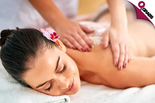 From QR90 Enjoy a Variety of Moroccan Baths - Options with a Scrub, Herbs, Flowers OR Soothing Milk! (Up to QR500 Value)